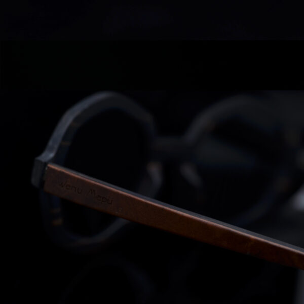 Octagonal Wooden Sunglasses