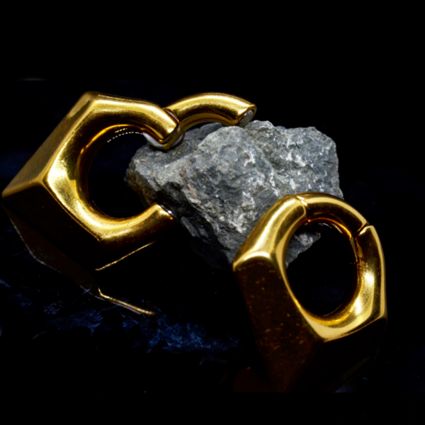 Golden Stainless Steel Geometric Triangular Hanger Weight